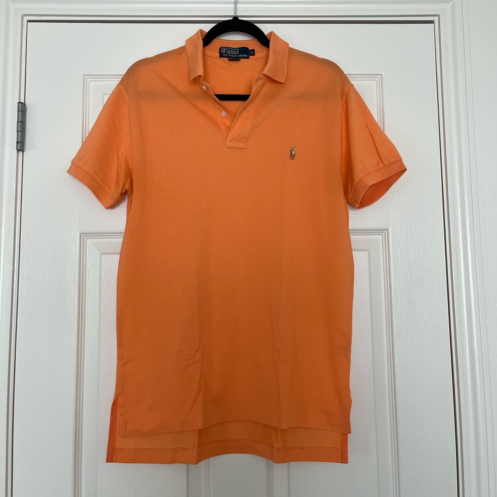 Men's Orange Polo Size Small
